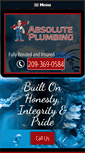 Mobile Screenshot of absoluteplumbingsjc.com